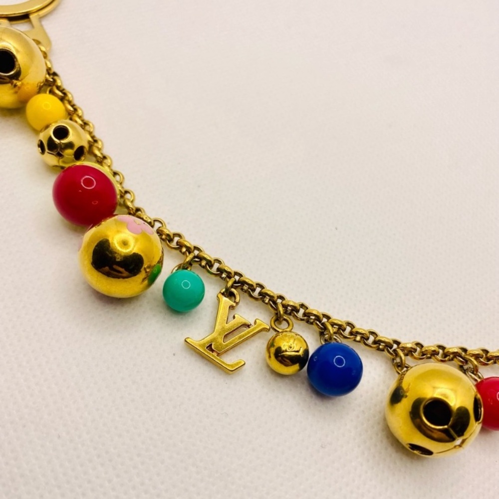 /traded/Louis Vuitton Porte Cles Grelots Looping Bag Tone Charm/ Key Holder - Picture 6 of 13